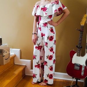 Flower (roses) jumpsuit